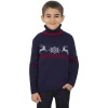 Детский свитер с оленями