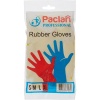 Paclan Professional/Паклан Перчатки резиновые с х/б напылением M 5 пар/упк