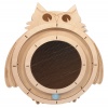 Когтеточка для кошек АртеКот напольная с треком Сова, картонный блок