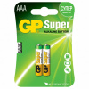 GP Batteries - Батарейки алкалиновые Super LR03 AAA 2шт блистер