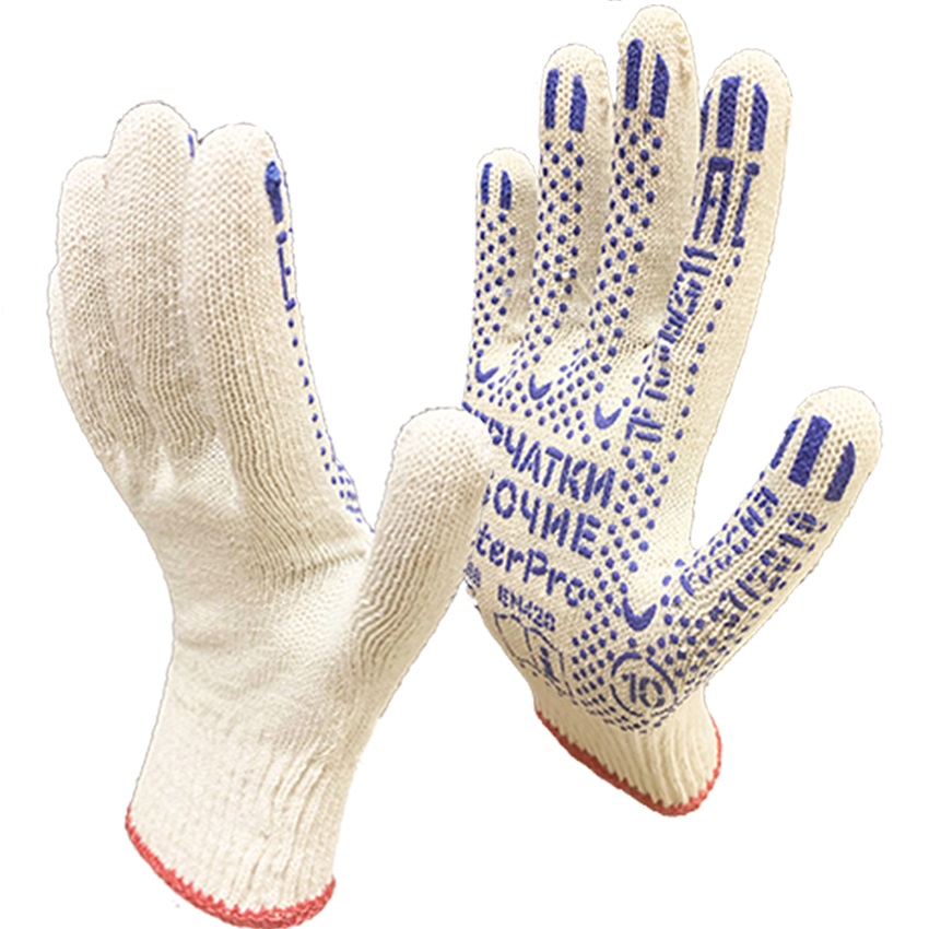 Рабочие перчатки Master-Pro® АКТИВ, 10 класс вязки