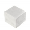 Салфетки бумажные(безликая упаковка ПНД), 1 сл., 100 лист., белая,  тиснение сплошное 24*24